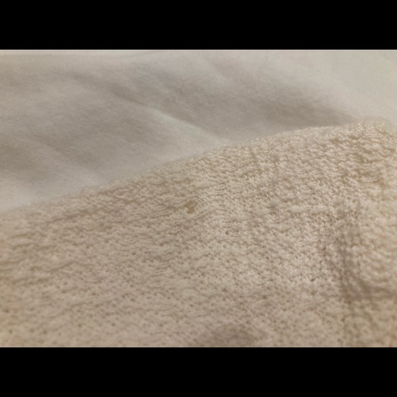 Madewell Wrap-Tie Top Vintage J2858 Bleached Linen XXS - Picture 5 of 6